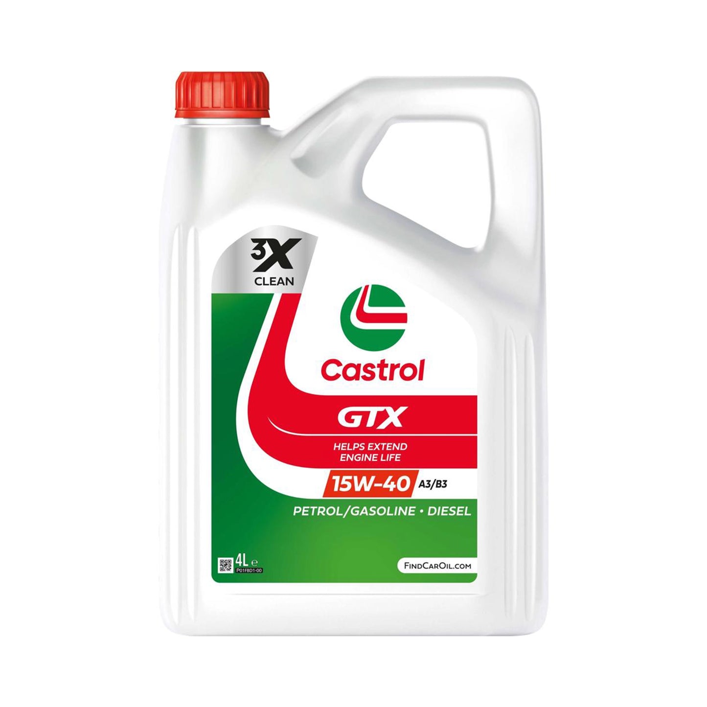 Castrol GTX A3/B3 15W40 - 4L (15F628)