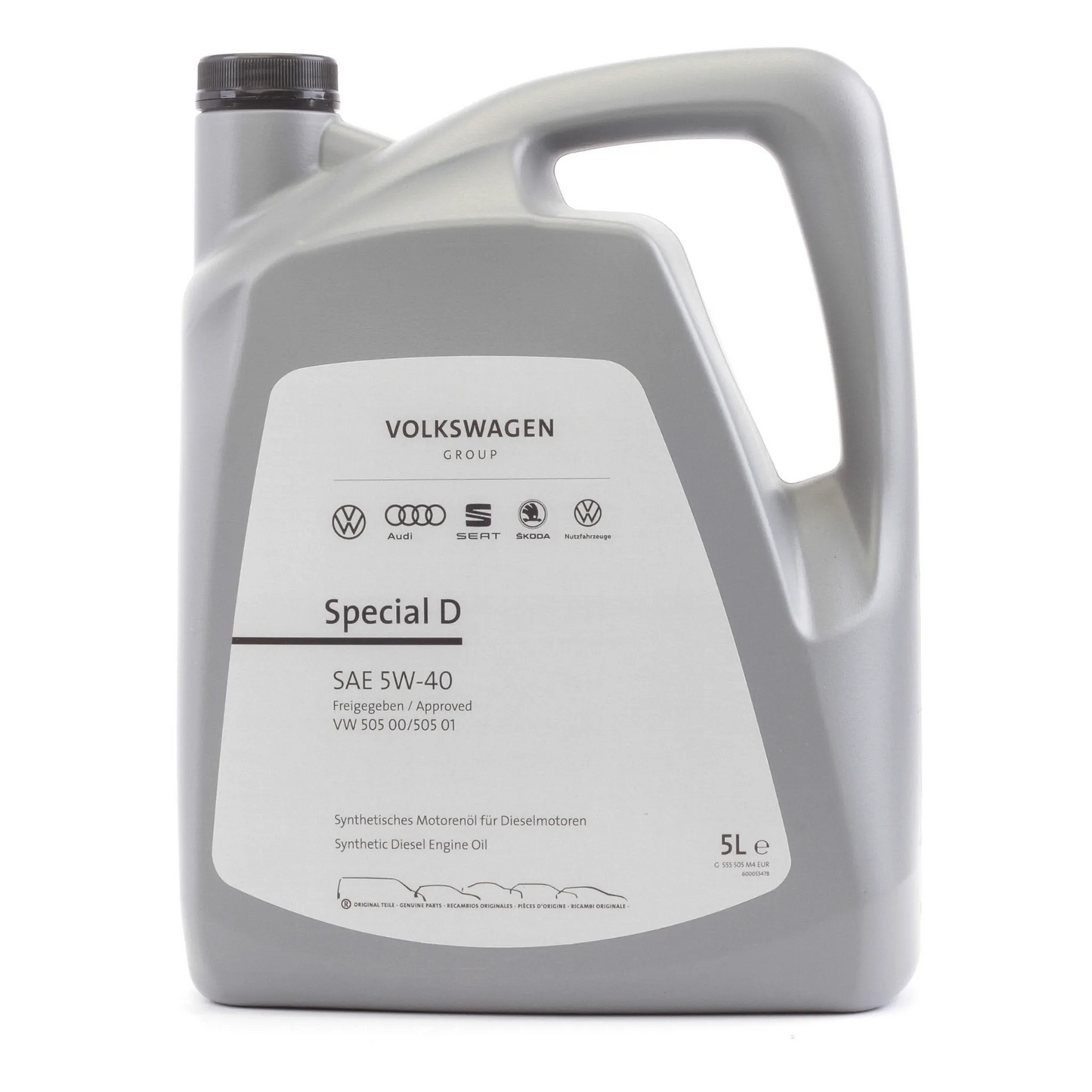 Ulei Motor Volkswagen Special D Vw 505.00/505.01  5W40 5L (GS55505M4EUR)